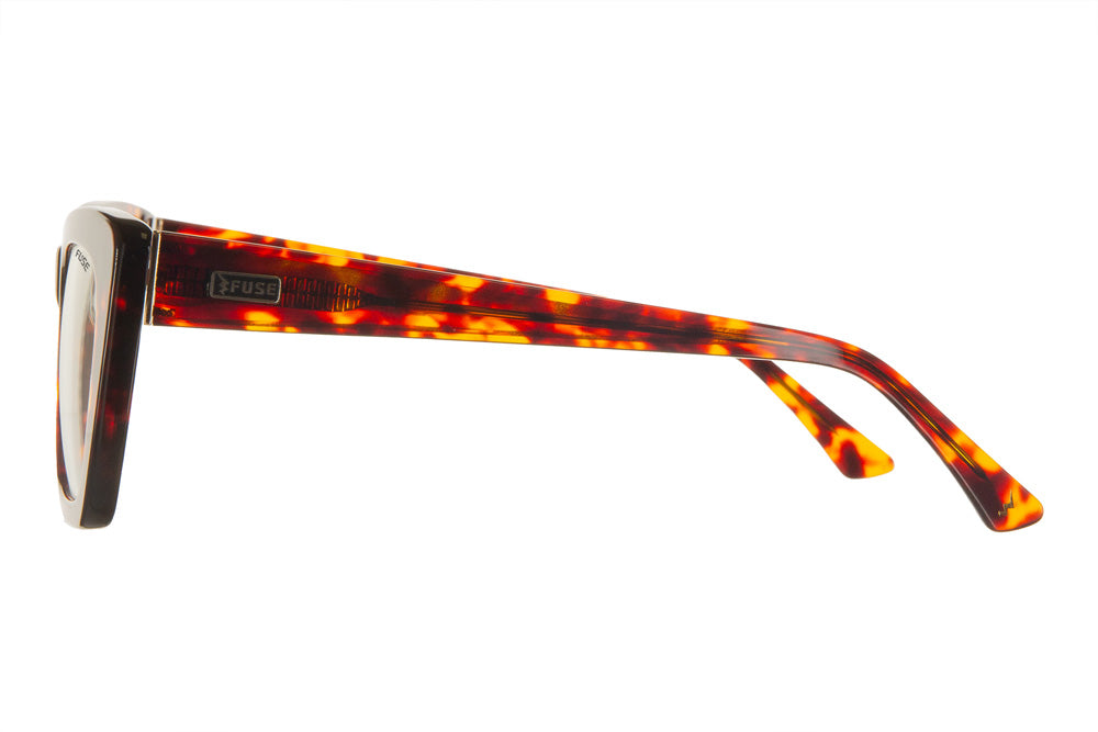 Gloss Tortoise Boca Chica Frames with Clear Blue Light Lenses Fuse Lenses