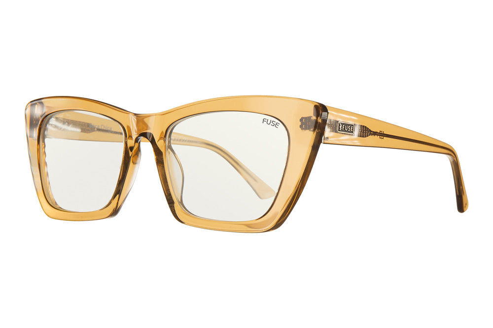 Brandy Boca Chica Frames with Clear Blue Light Lenses Fuse Lenses