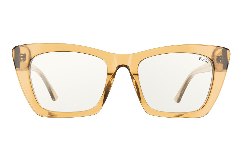 Brandy Boca Chica Frames with Clear Blue Light Lenses Fuse Lenses