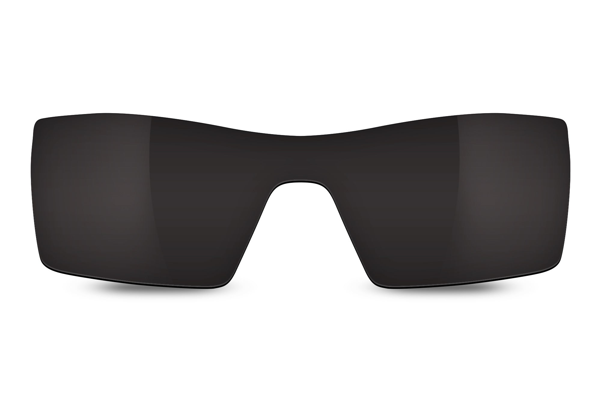 Oil Rig® Black Iridium Lenses, Polished Black & Silver Ghost