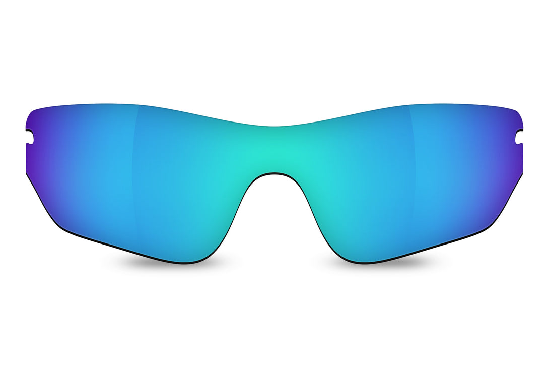 Standard Glacier Mirror Non-Polarized Replacement Lens Compatible with Oakley Radar Path Sunglasses from Fuse Lenses