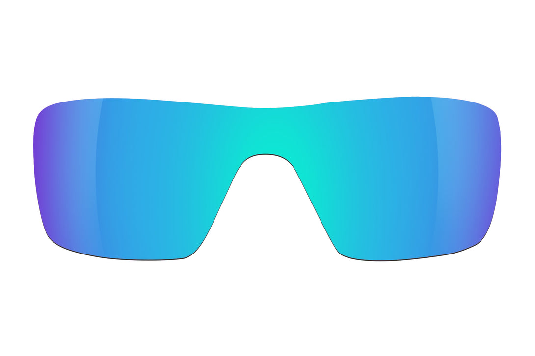 Standard Glacier Mirror Non-Polarized Replacement Lens Replacement Lens Compatible with Oakley Straightback Sunglasses from Fuse Lenses