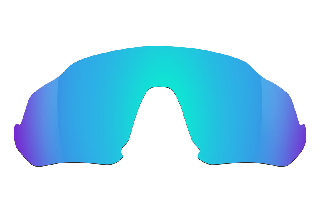 Standard Glacier Mirror Non-Polarized Replacement Lens Compatible with Oakley Flight Jacket Sunglasses from Fuse Lenses