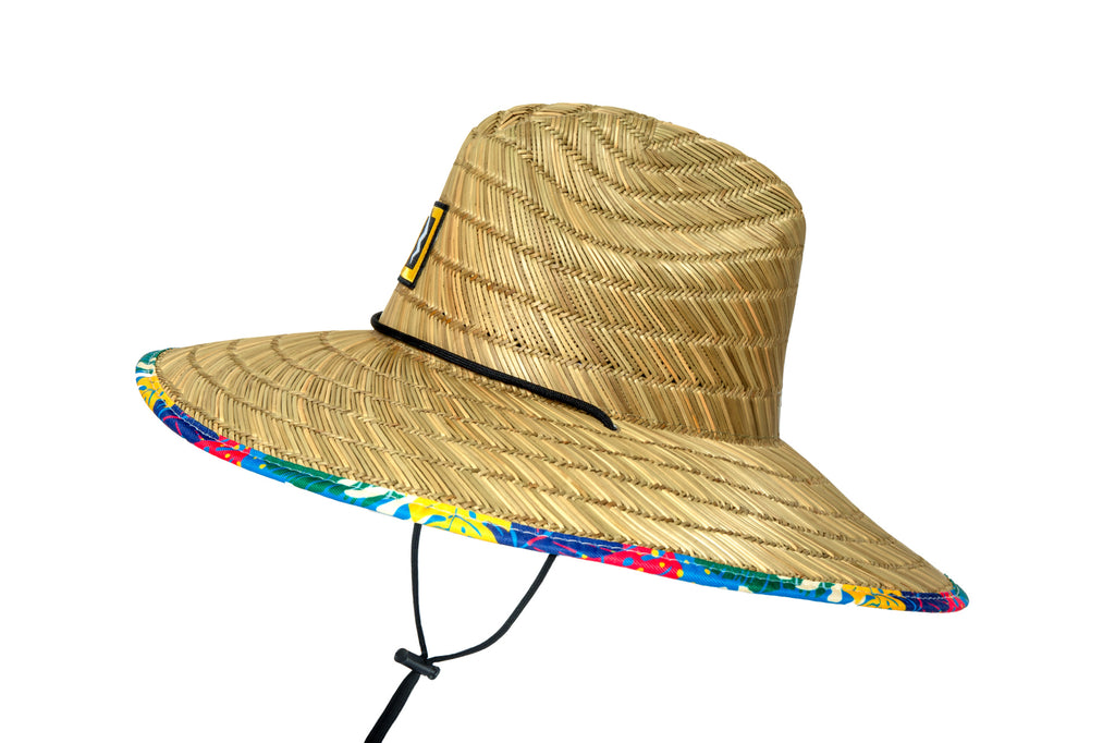 Fuse Beach Bum Straw Hat Tropical Leaf