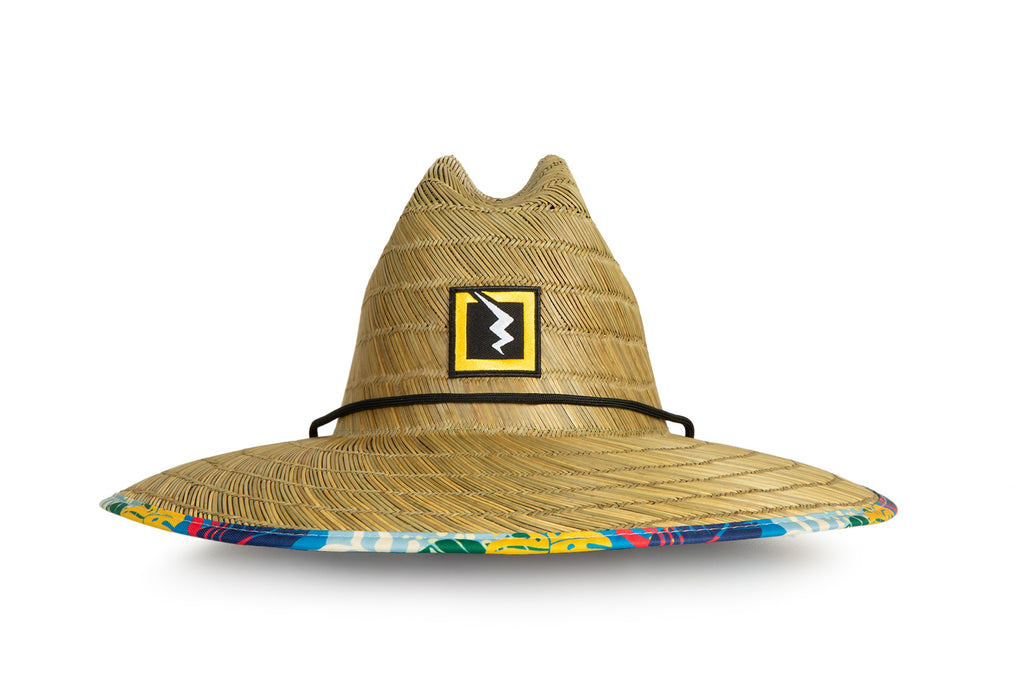 Fuse Beach Bum Straw Hat Tropical Leaf