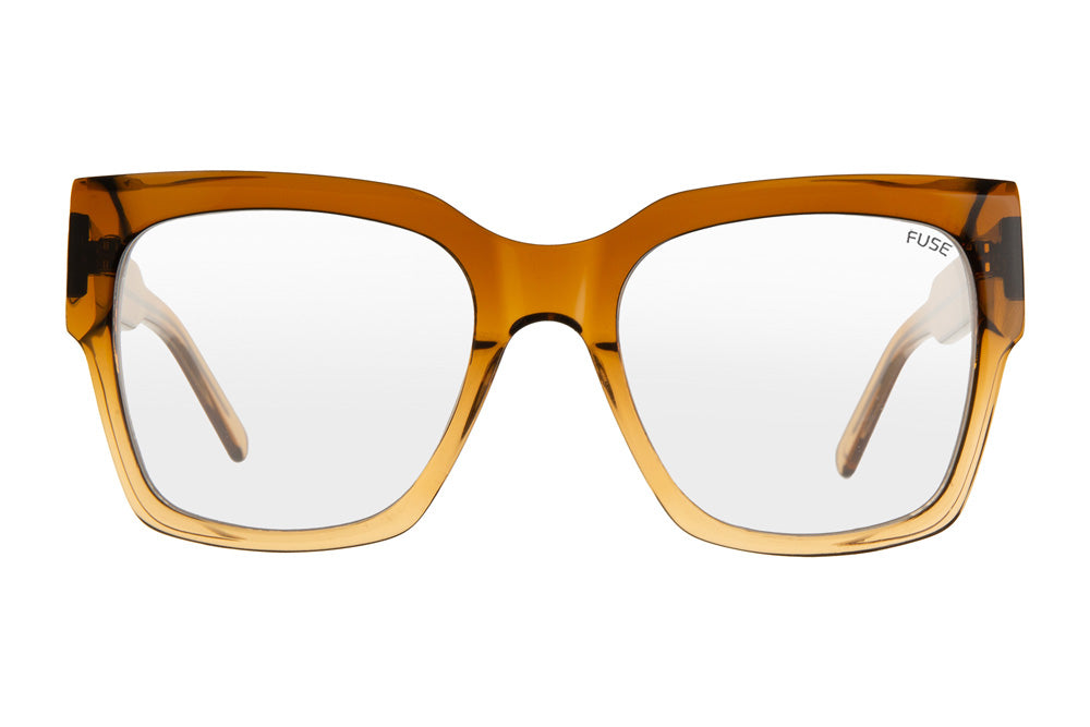 Fuse Prescription Amelia Sunglasses Brown Fade Fuse Lenses