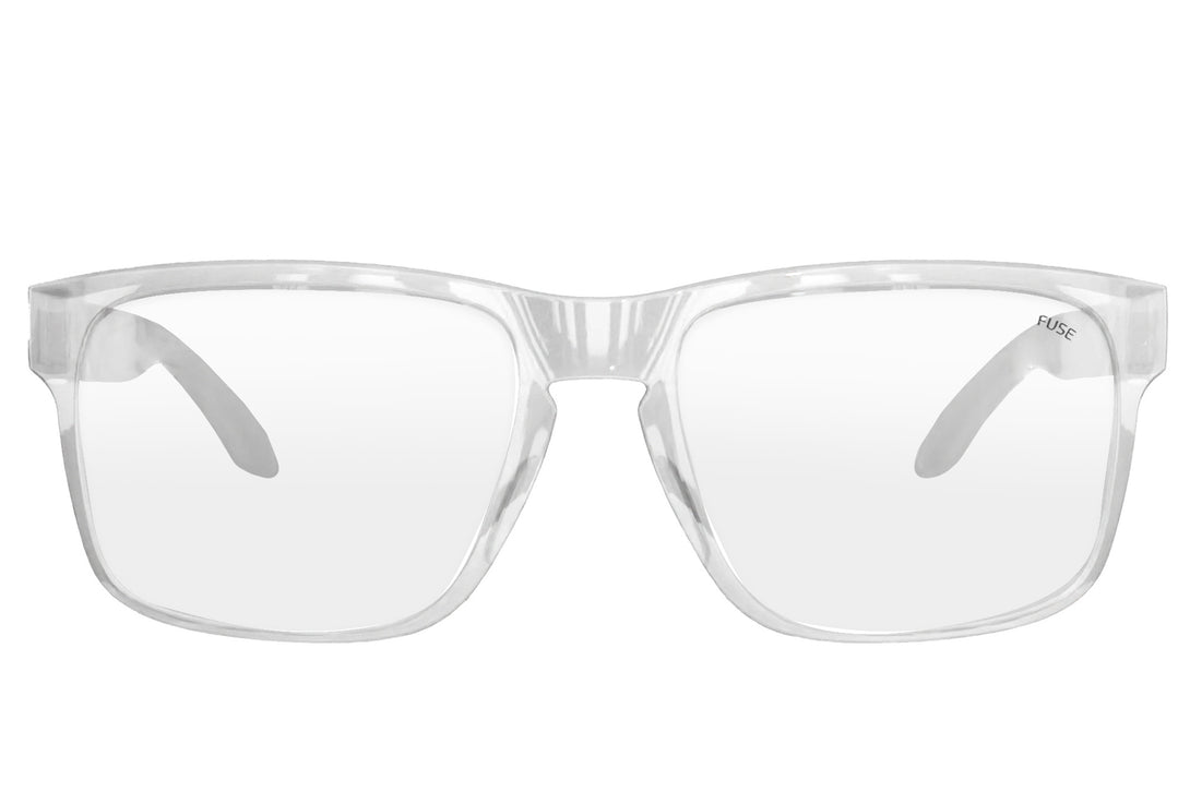 SUPER Oversized XL Big Wide Square Frame Clear Lens Glasses UV 400 Tortoise