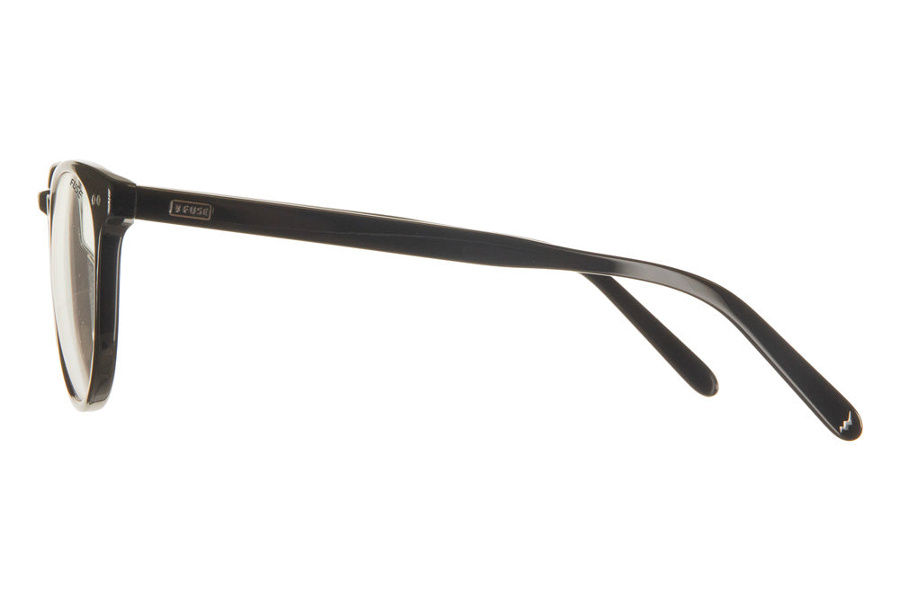 Gloss Black Jupiter Frames with Clear Blue Light Lenses – Fuse Lenses