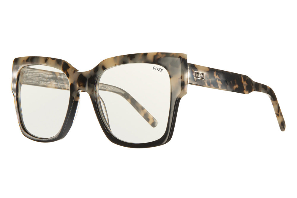 Light Tortoise Fade Amelia Frames with Clear Blue Light Lenses Fuse