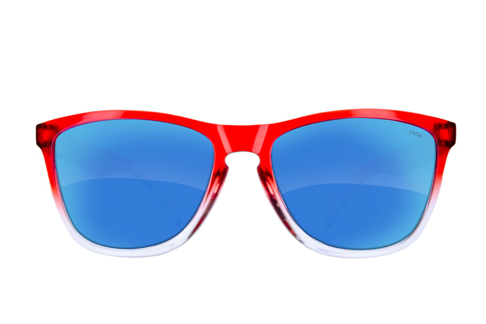 Fuse 3 Rooker Sunglasses | Red Clear Fade
