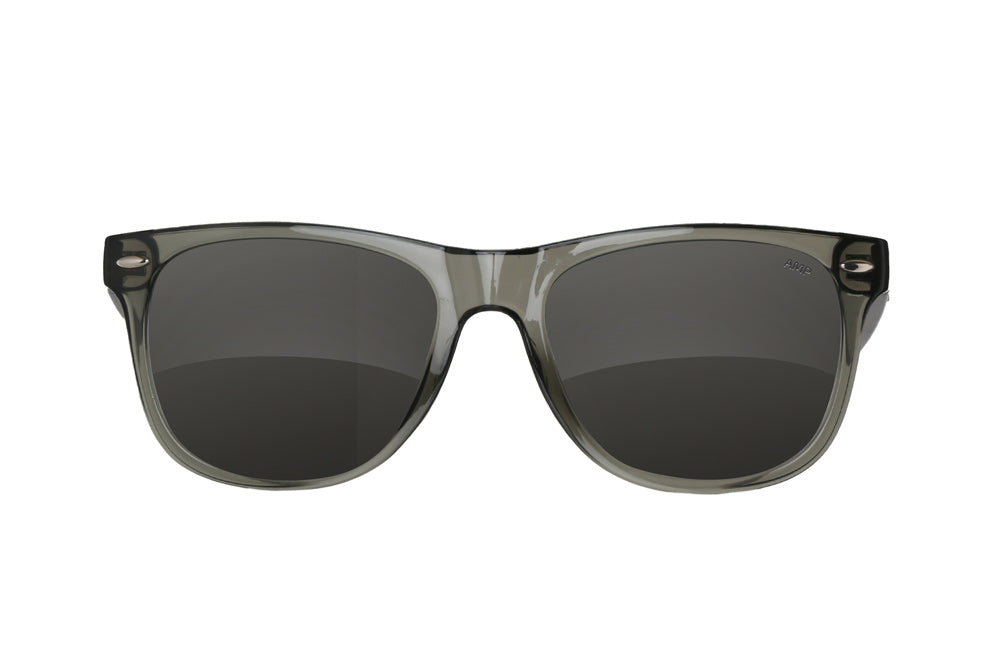 Fuse Summerland Sunglasses | Clear Grey | AMP Carbon Mirror Polarized