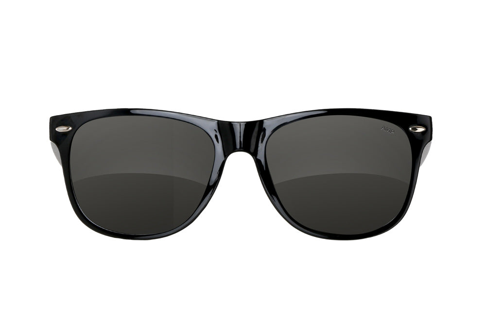 Fuse Summerland Sunglasses | Gloss Black | AMP Carbon Mirror Polarized