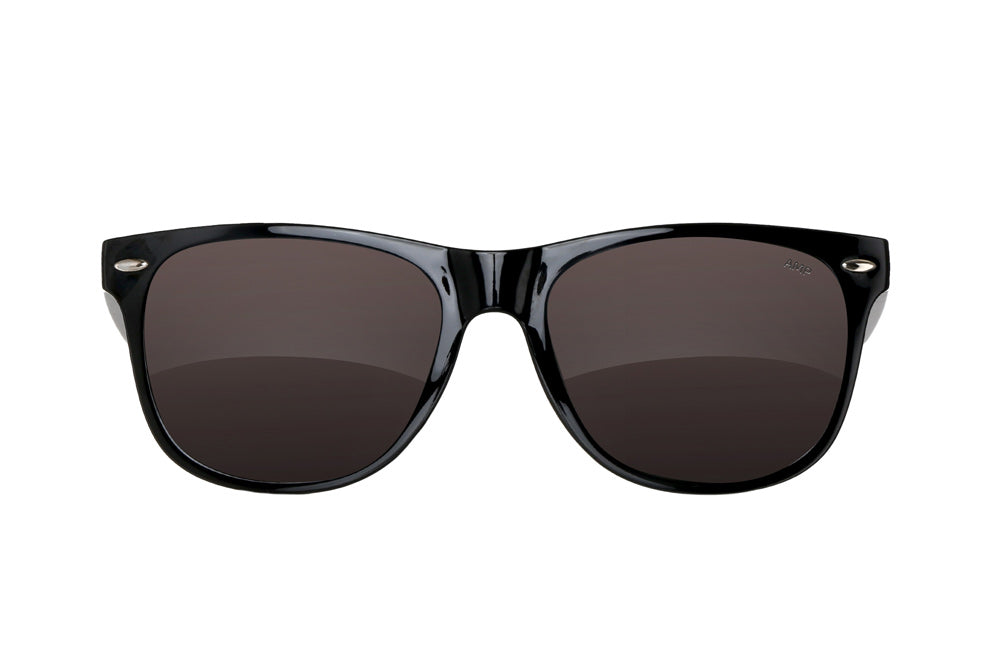 Fuse Summerland Sunglasses | Gloss Black | AMP Grey Polarized