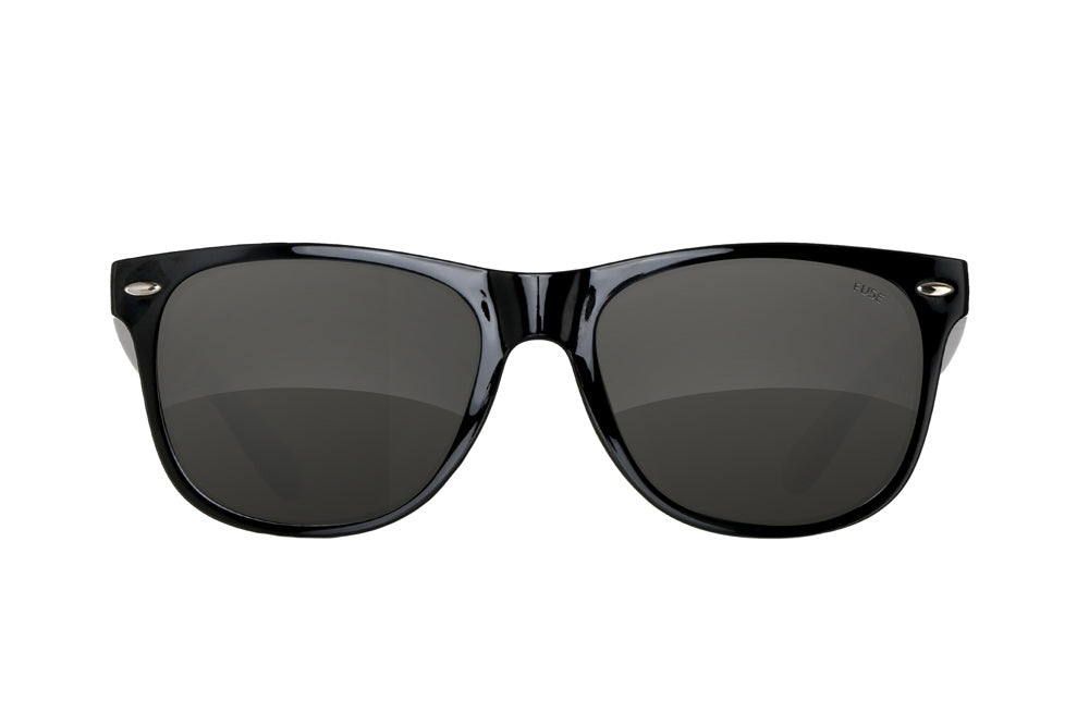 Fuse Summerland Sunglasses | Gloss Black | Carbon Mirror Tint