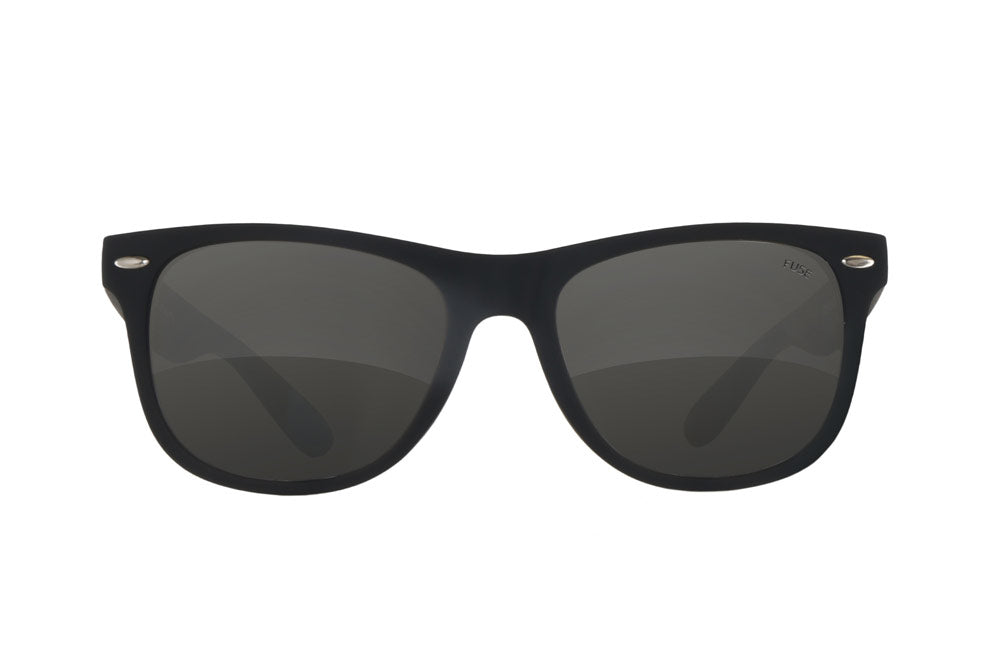 Fuse Summerland Sunglasses | Matte Black | Carbon Mirror Tint