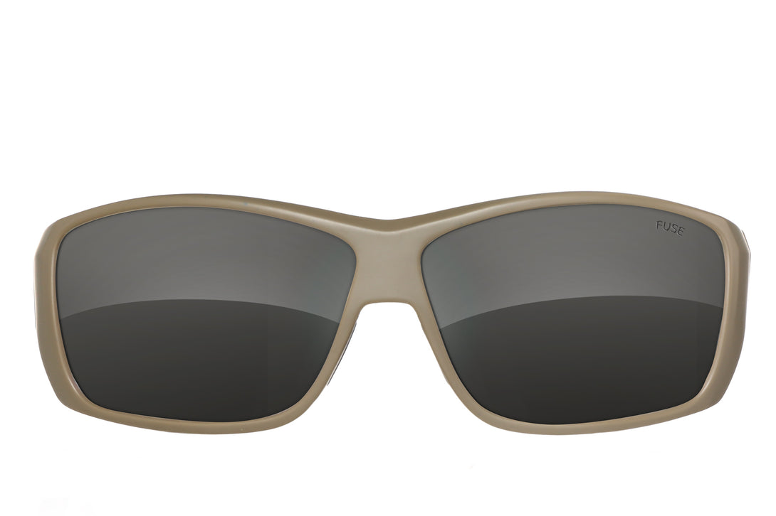 Fuse Anclote Sunglasses | Sand | Fuse +Plus Carbon Mirror Polarized